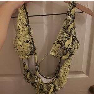 Snake skin one piece